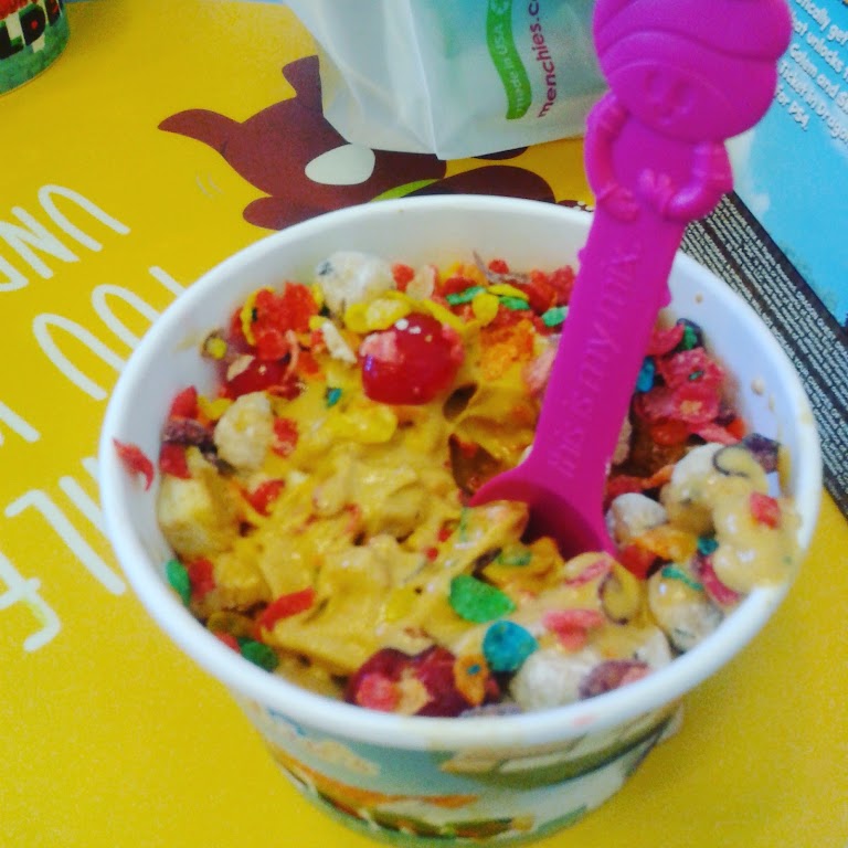 Takes the Cake Batter at Menchie's Frozen Yogurt