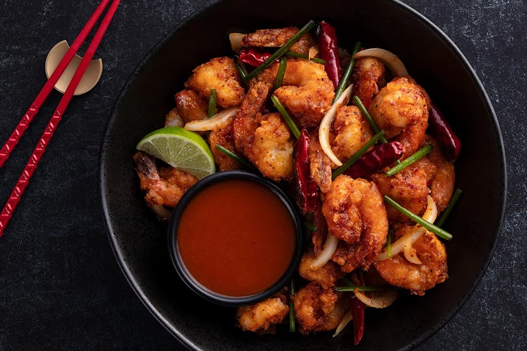 Salt & Pepper Prawns at P.F. Chang's