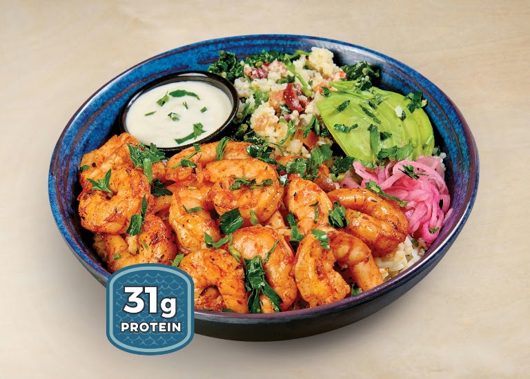 Grilled Salmon Salad at California Fish Grill