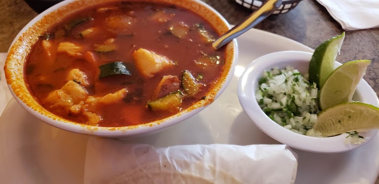 Shrimp Soup at Mi Casa Mexicana