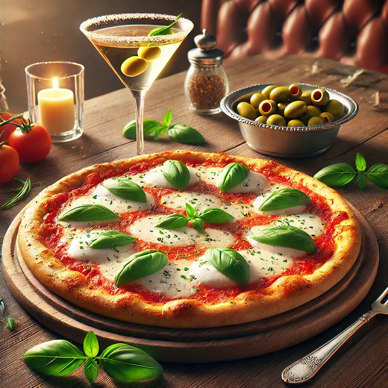 Pizza Margarita (small) at Aldolino Italian Restaurant