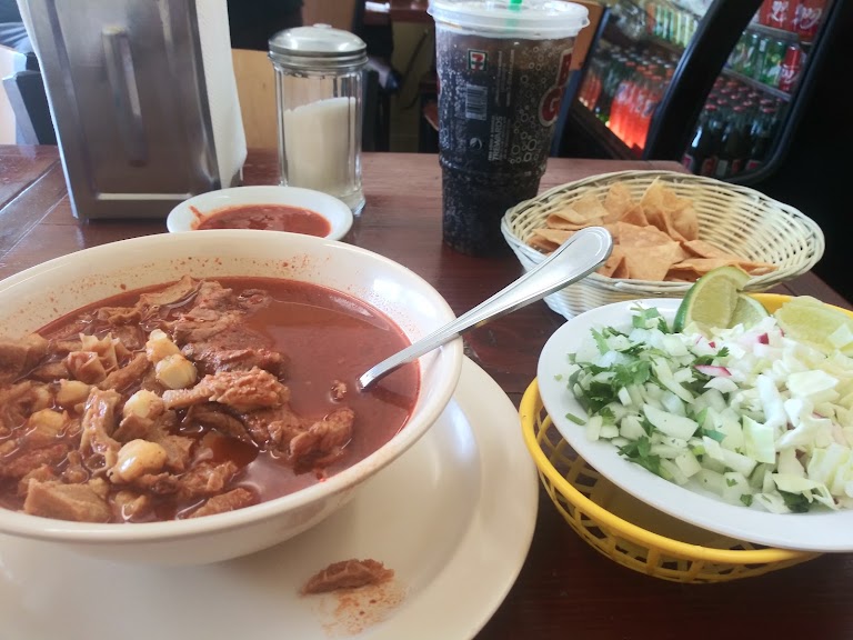 Tom Yum Soup at Los Poblanos Restaurant