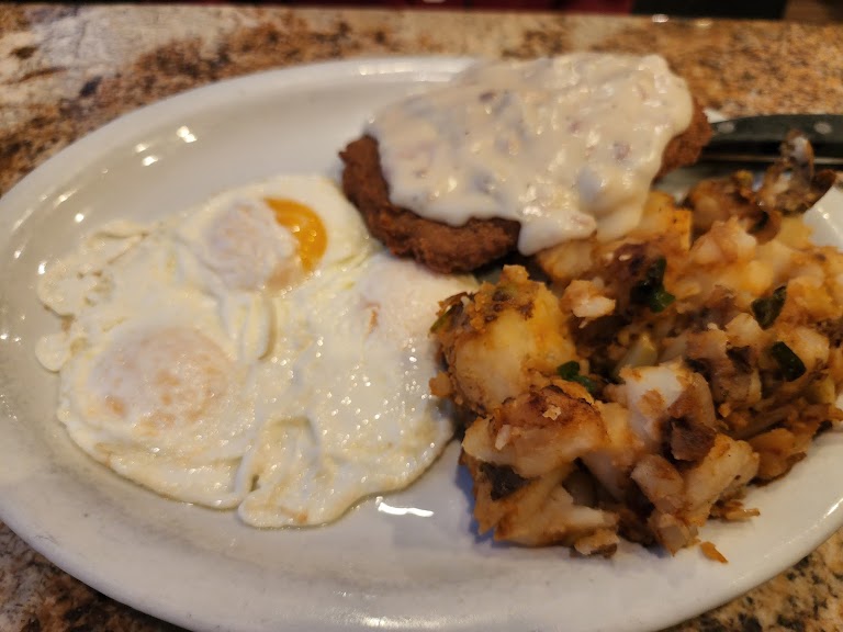 Corned Beef Hash & Eggs at Cappy's Cafe & Cantina