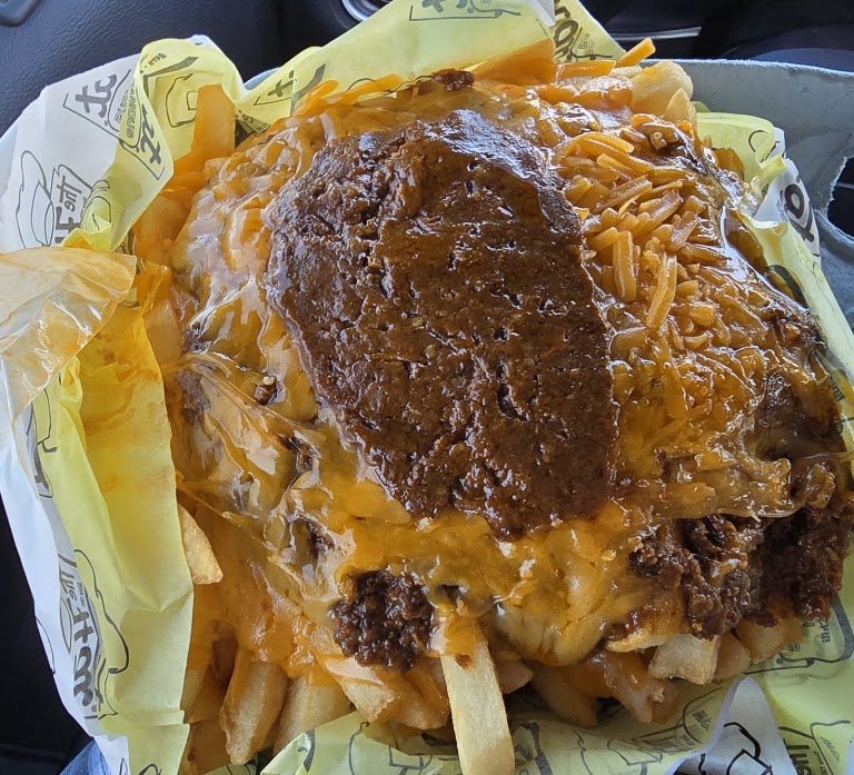 Chili Cheese Fries at The Hat
