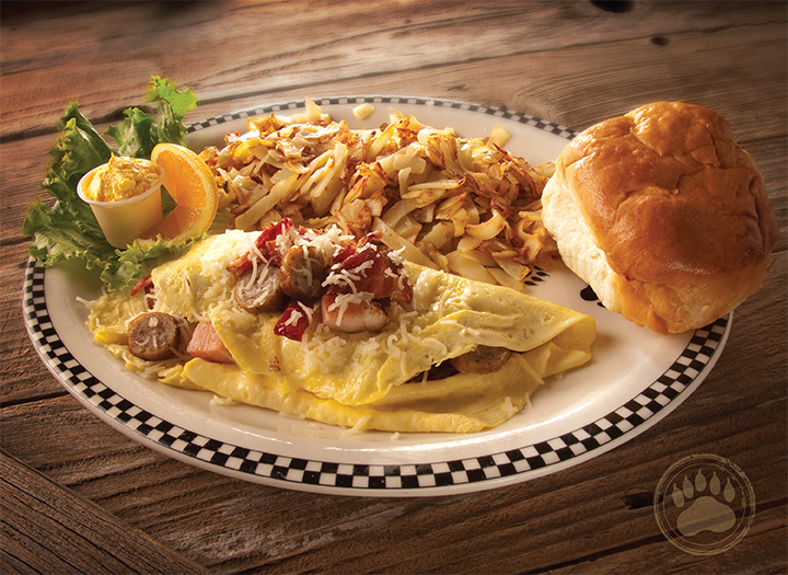 2-egg* Ham & Cheese Omelette at Black Bear Diner
