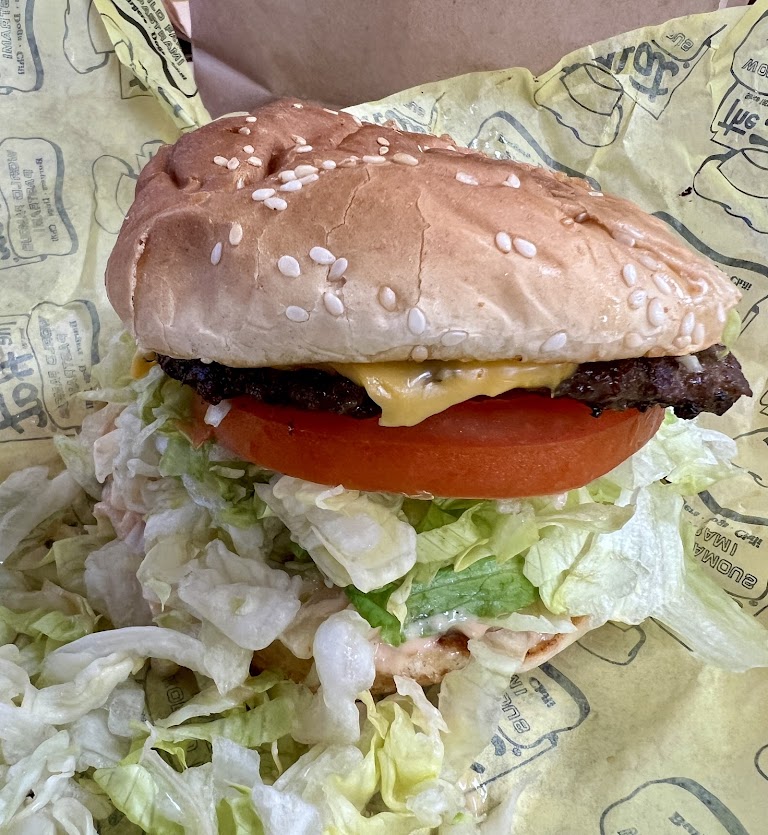 Cheeseburger at The Hat