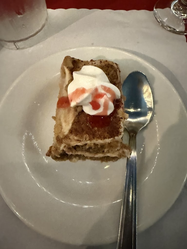Tiramisu at Palermo Italian Restaurant