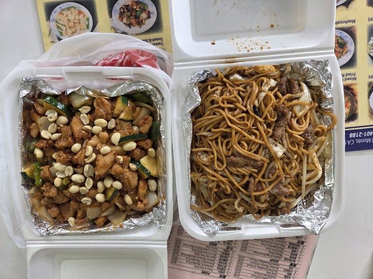 Beef Chow Mein at Point Dume Chinese Food