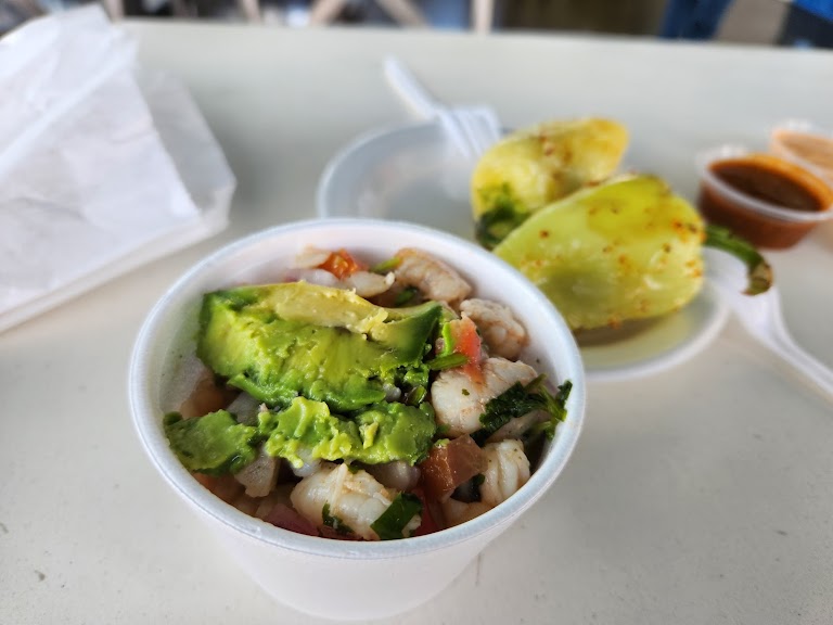 Half Avocado at Baja California Tacos