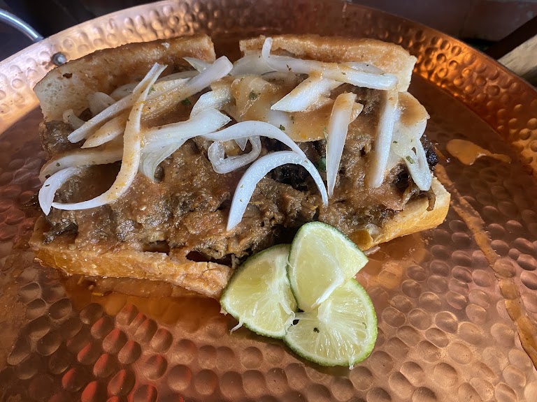 Torta at Carnitas el Momo