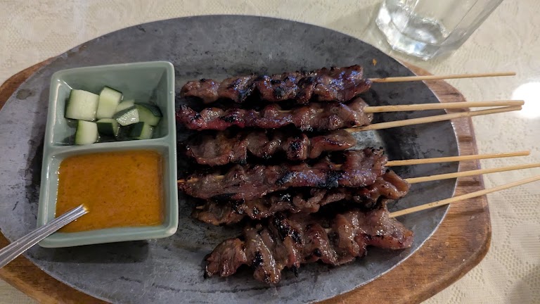 Satay at Thai Orchid Garden