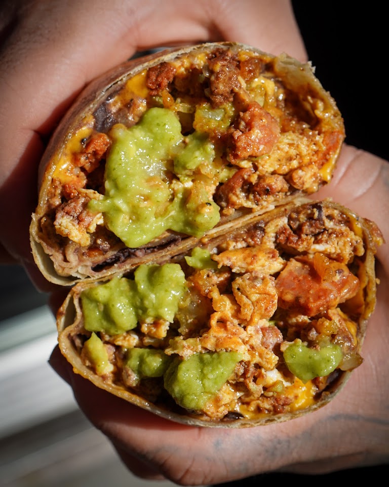 Burritos at No Sabo Cafe