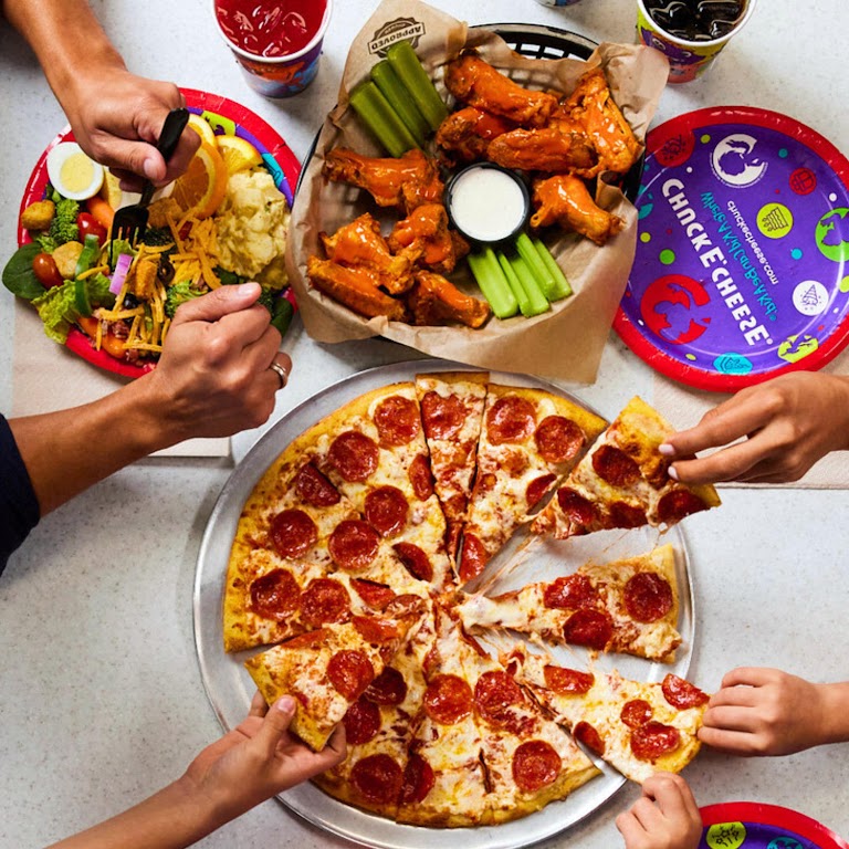 Pizza at Chuck E. Cheese