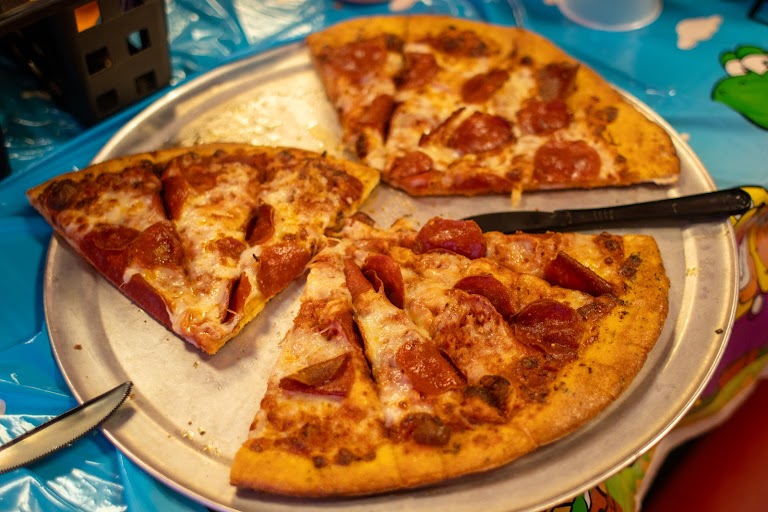 Pizza at Chuck E. Cheese