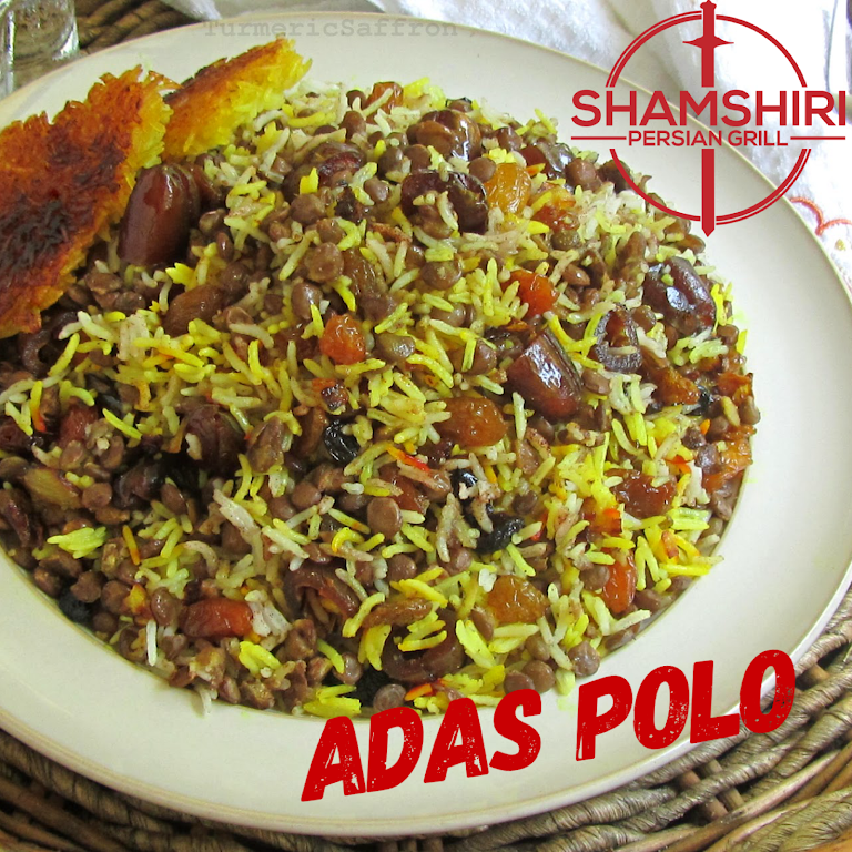 Adas Polo at Shamshiri Persian Grill Glendale