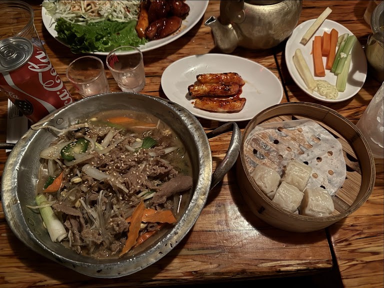 Stir-fried Kimchi & Pork W/ Tofu at Dan Sung Sa