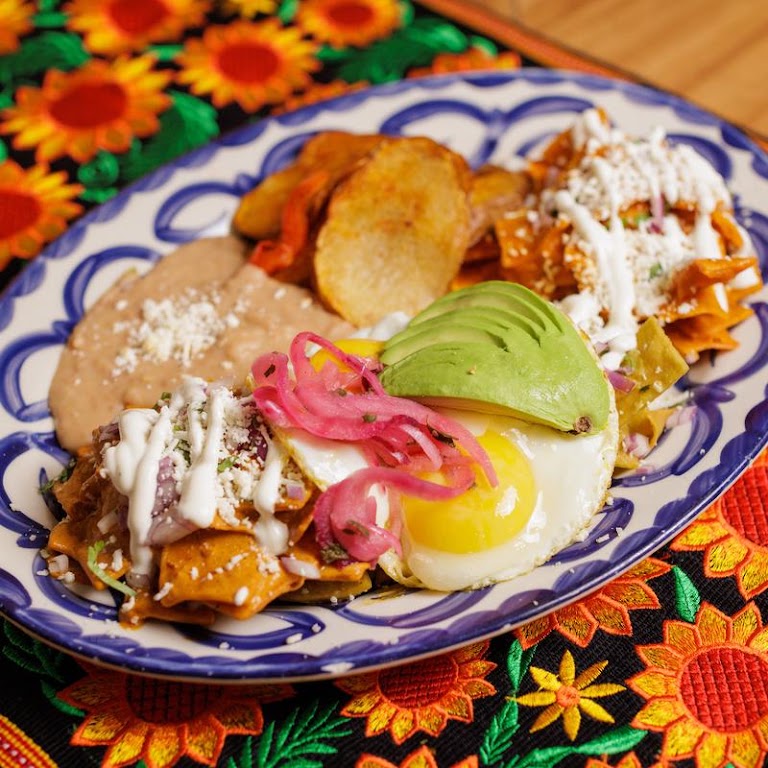 Side of Chilaquiles at Girasol Cocina Mexicana