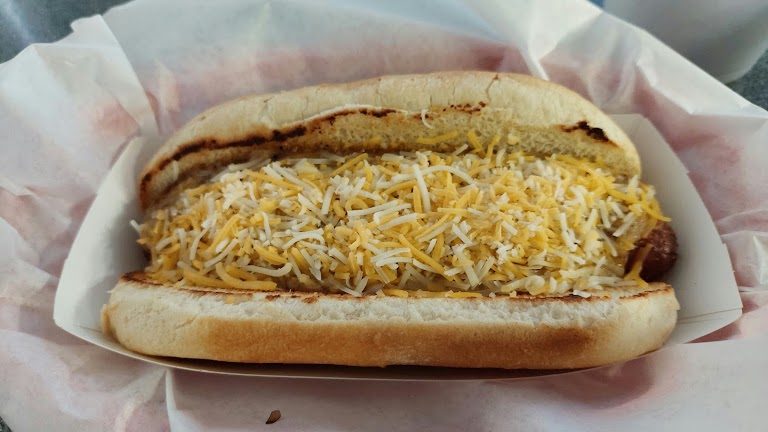 Chili Cheese Dog at Tip Top Hamburgers