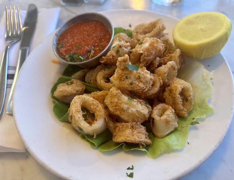 Fried Calamari at Porta Via Calabasas