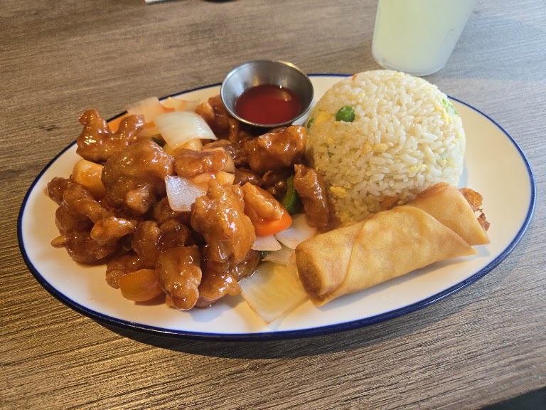 Orange Chicken at Café Wang | Chinese Fusion & Bar