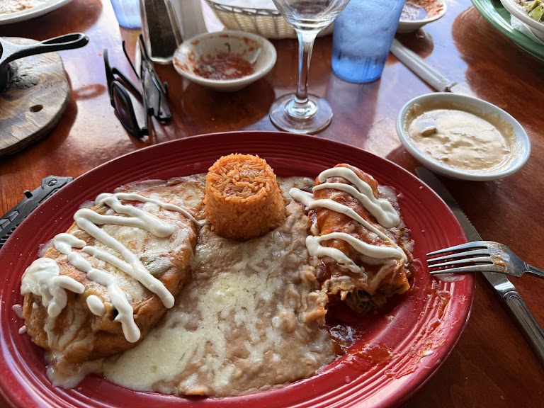 Hacienda's Enchiladas at Hacienda On The Lake