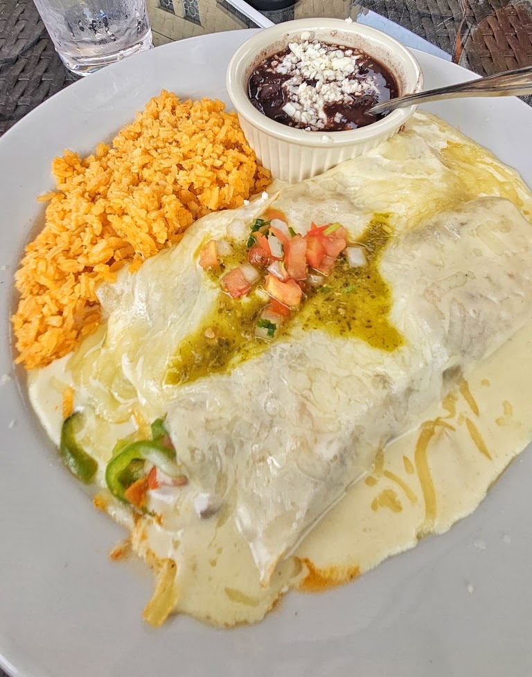 Mole Enchiladas at Elvira's Grill