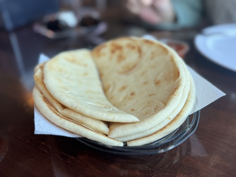 Extra Pita Bread at Istanbul Grill
