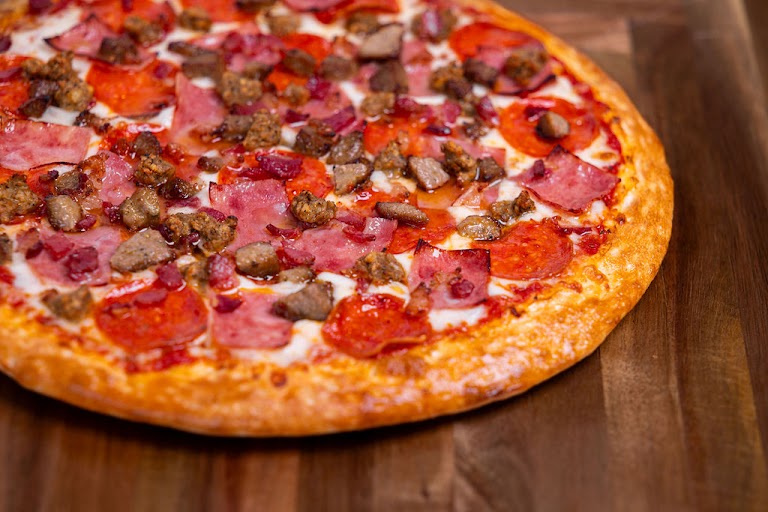 Meat Lovers Pizza at Papa Pizza Pie