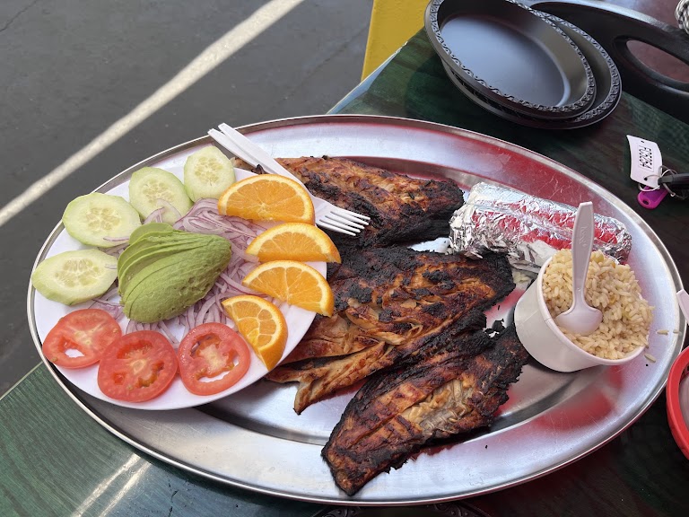Pescado Sarandeado at Mariscos Nayarit