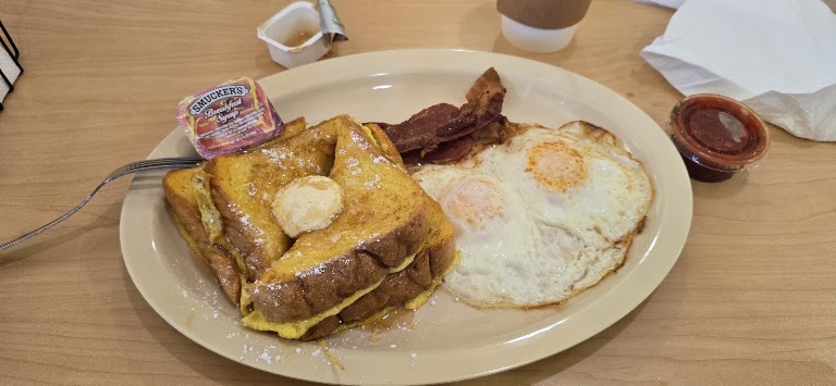 French Toast at Alpha Omega Burgers