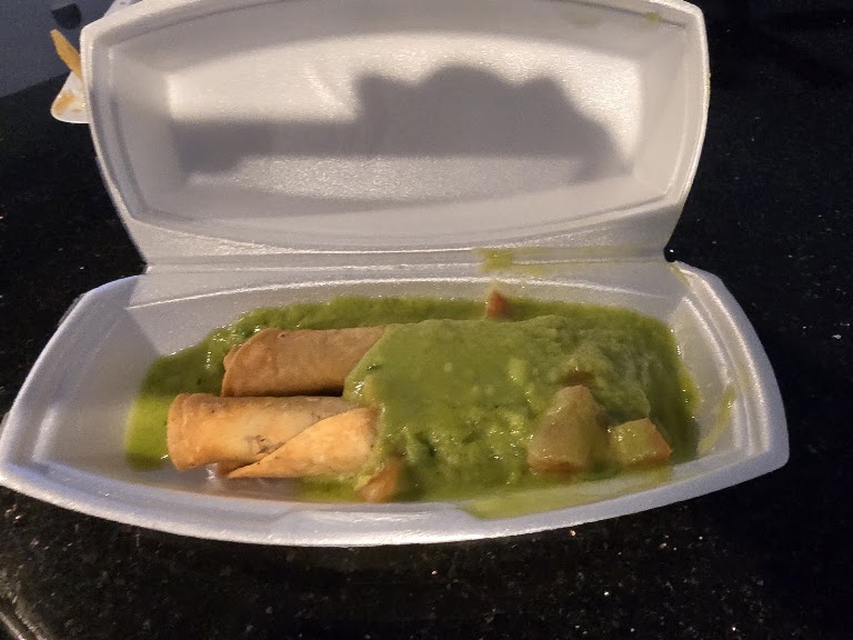 2 Taquitos with Guacamole at Al & Bea's Mexican Food