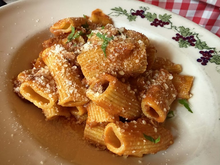 Pappardelle Panna E Funghi at La Pergoletta