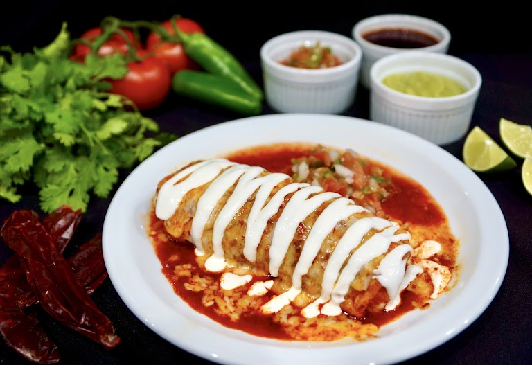 Enchiladas at Taqueria Los Grandes