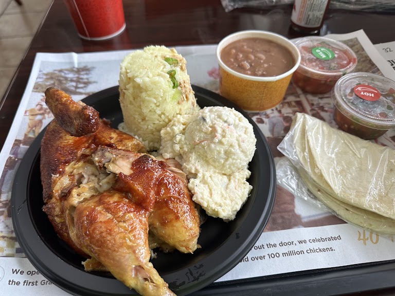 Half Chicken Meal at Juan Pollo