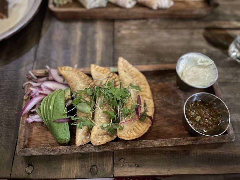 Pancake Tacos at Jardin Autentica Cocina
