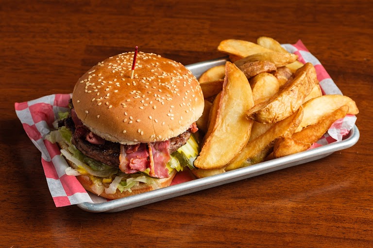 Burger at Clearman's Galley