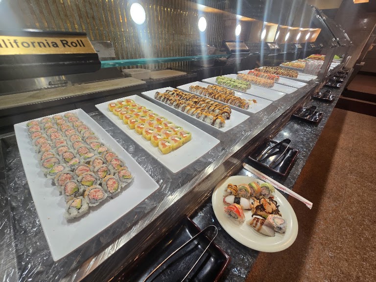 Sushi at Asia Buffet
