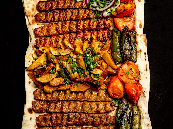 Grilled Seafood for 4-5 People at A&V Grill Kitchen-LA Shawarma