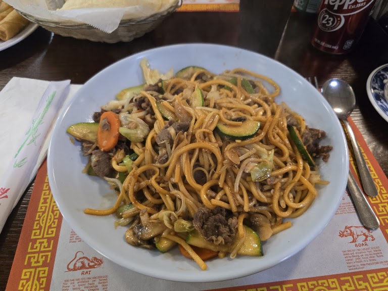 Lo Mein at Golden Palace Mongolian BBQ