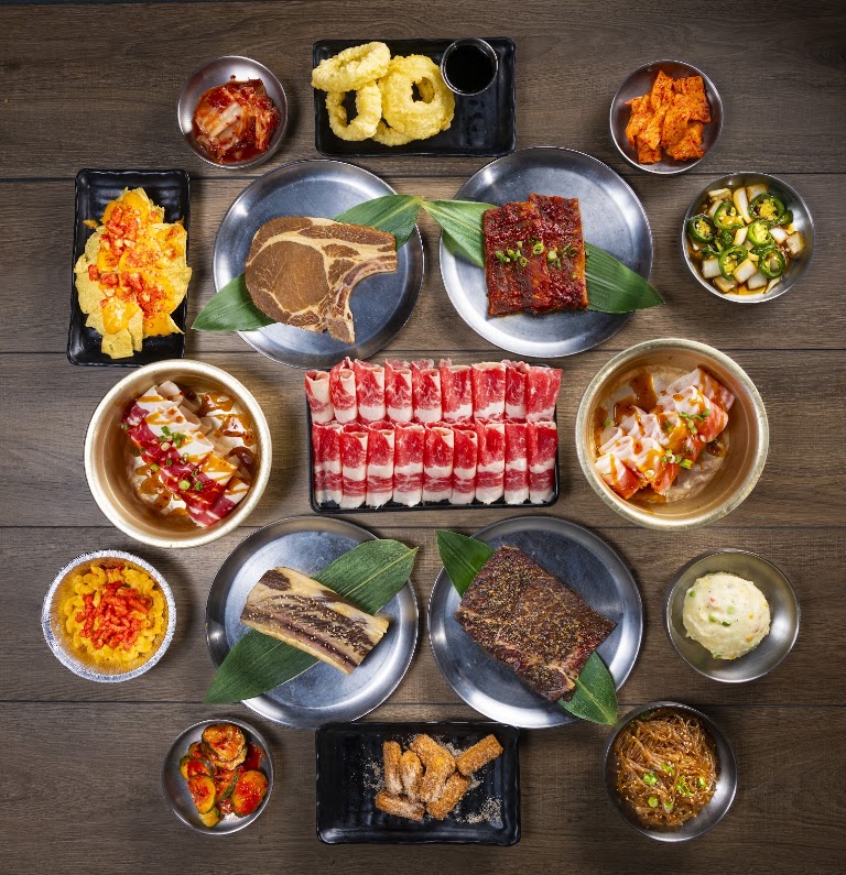 Korean BBQ Plate at Let's Gogi Rowland Heights