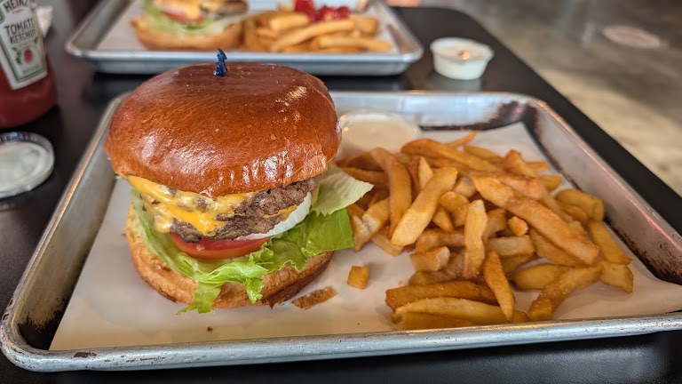 Morning Burger at U Crave Grill