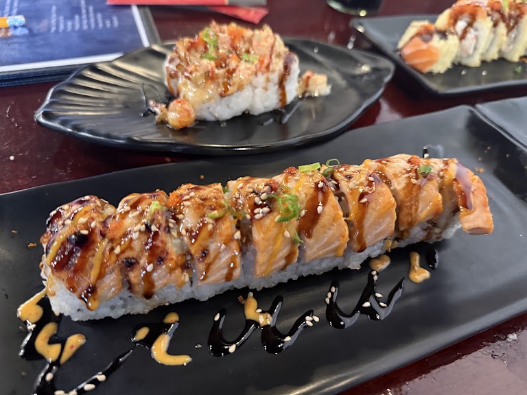 Rainbow Roll at Kirin Sushi & Grill