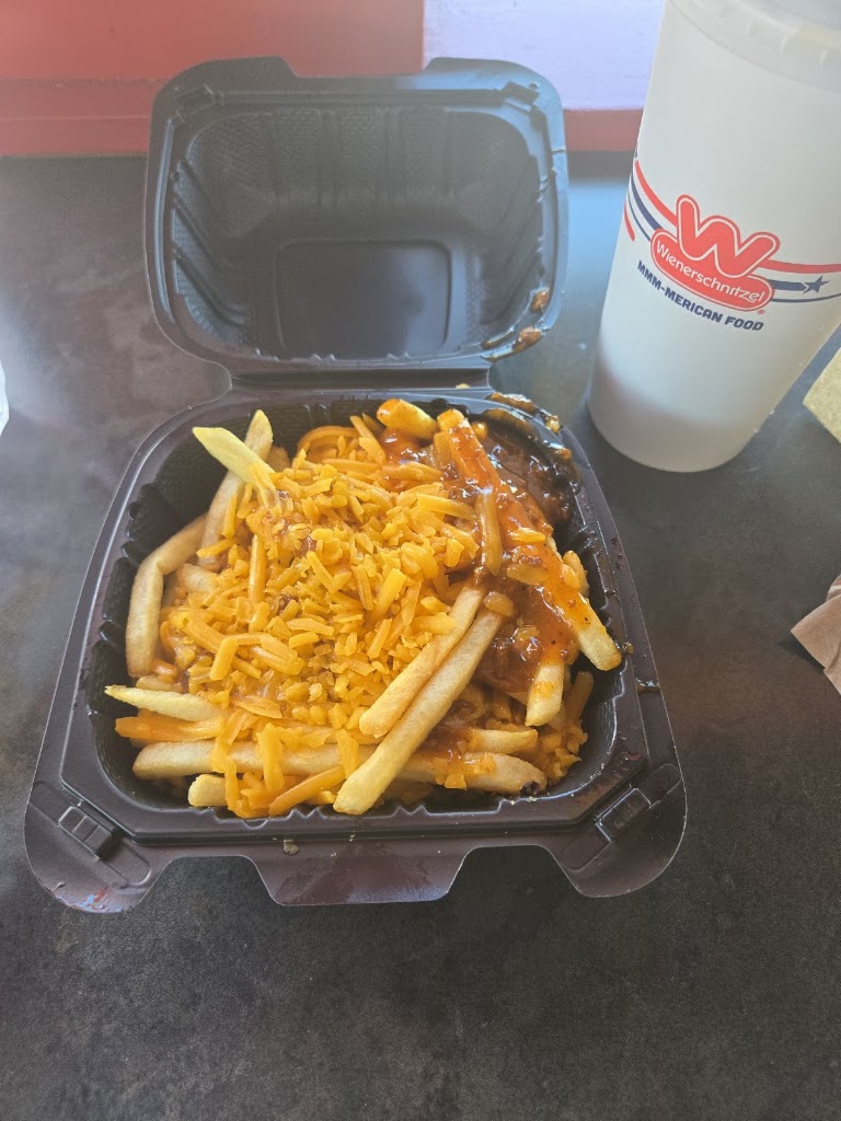 Chill Cheese Fries at Wienerschnitzel