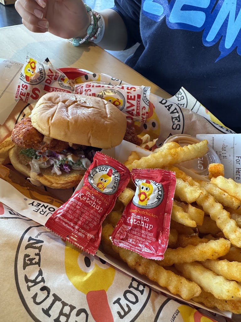 Hot Chicken Sliders at Dave's Hot Chicken