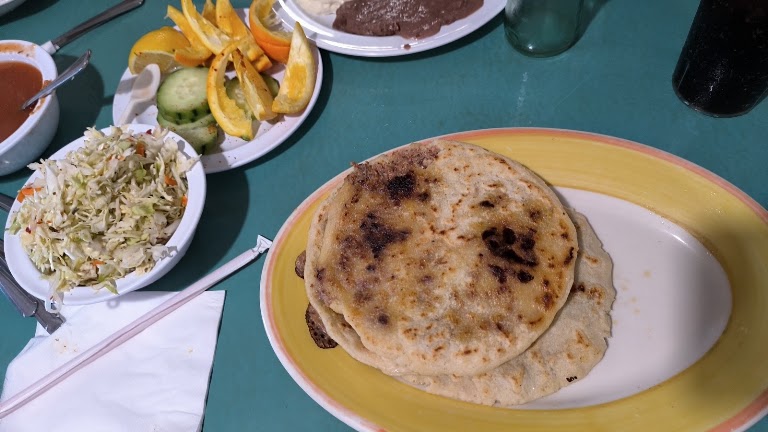 Pupusas at Metapan Restaurant