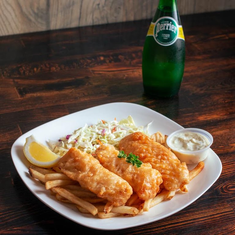 3-pcs Fish & Chips (wild Cod) at Hook'd Fish Grill