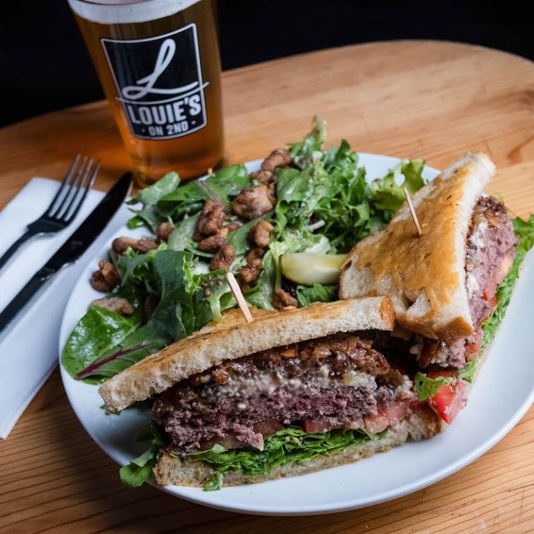 Steak Sandwich at Louie's On 2nd