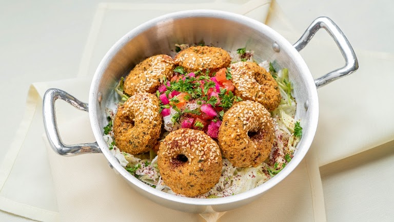 Falafel Plate at Carousel Restaurant