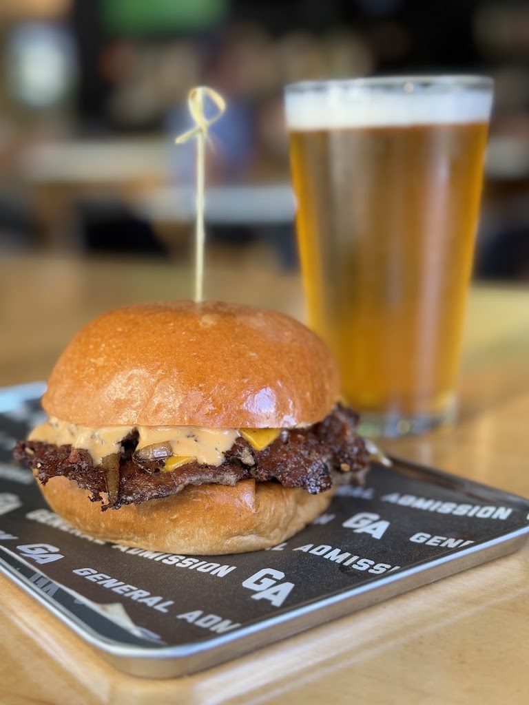 Burger at General Admission Kitchen + Bar