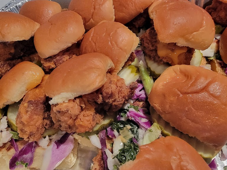 Hot Chicken Sliders at Dave's Hot Chicken